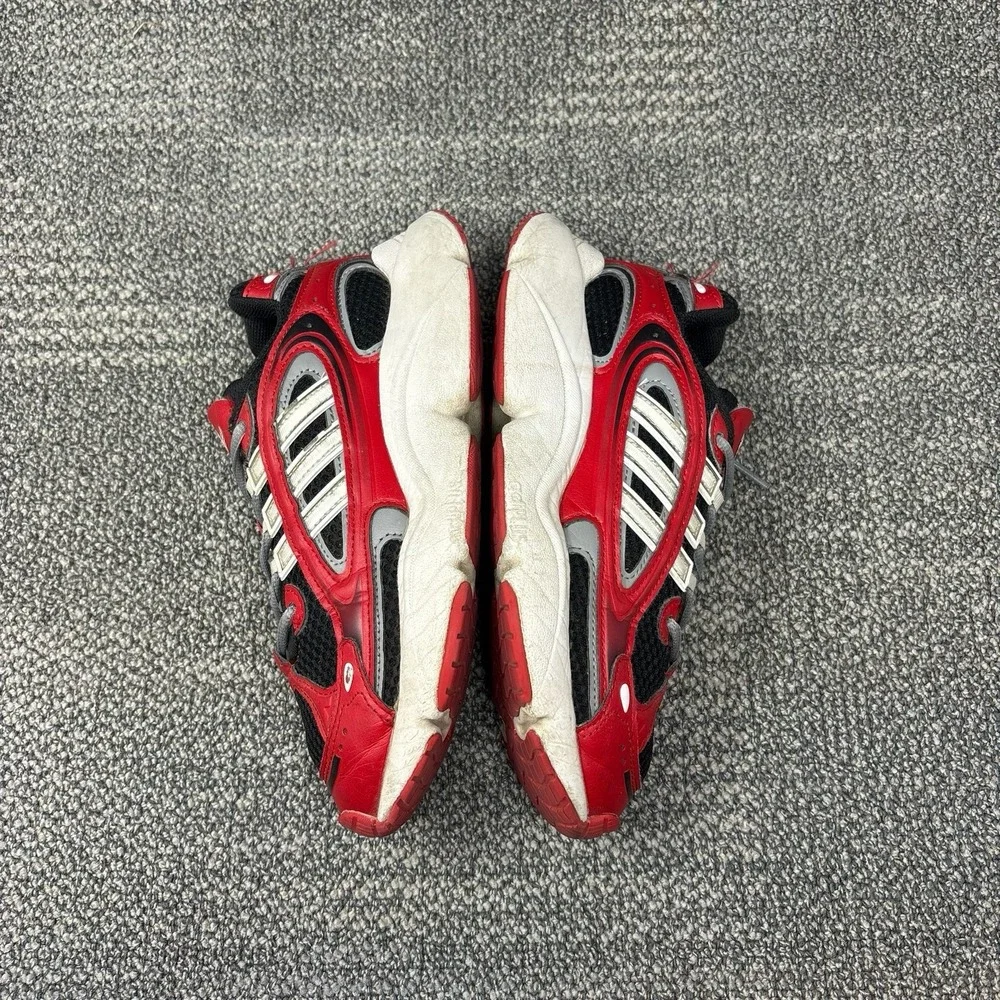 Adidas Ozmillen JH7152 Shoes Mens 5.5 Red Black Silver Y2K Chunky Sneakers